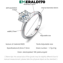 Load image into Gallery viewer, diamond ring Silver synthetic
